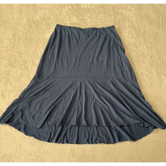 J. Jill Dresses & Skirts - J. Jill Women's Size Medium Trumpet Skirt Dusty Blue Nylon‎ Pull On